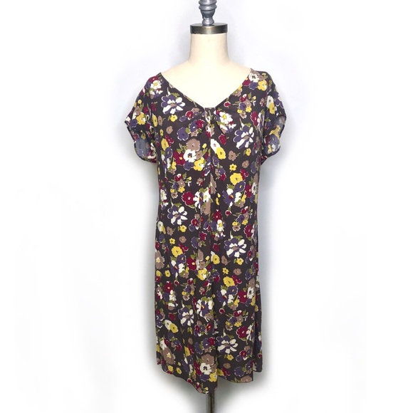 Boden Floral Shift Dress sz 10